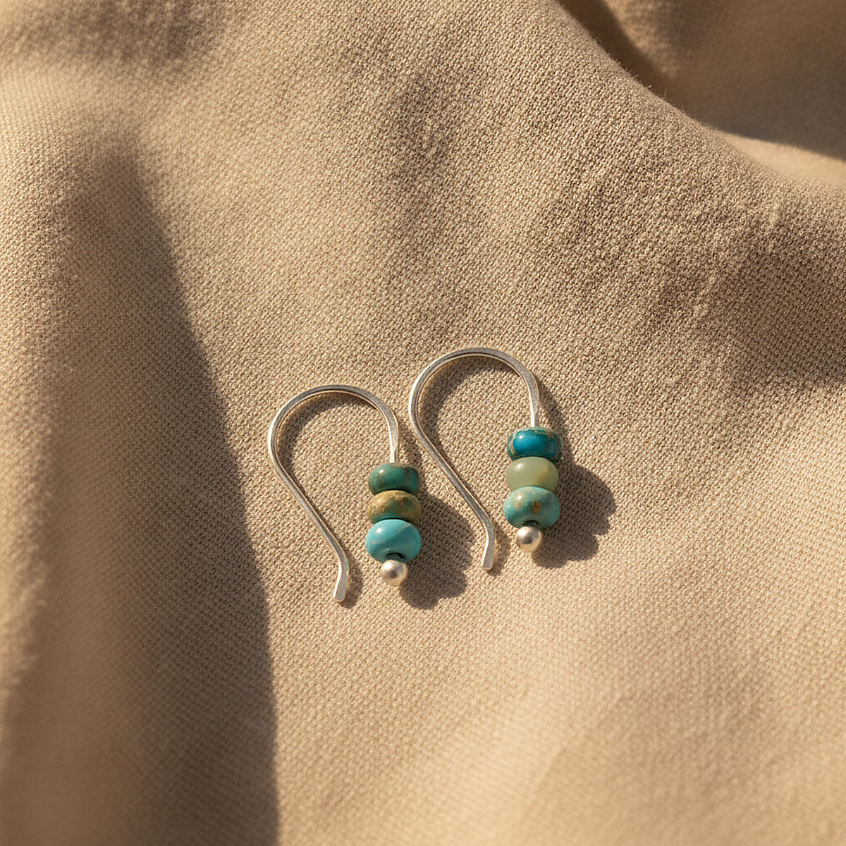 Boucles d’oreilles Yara turquoise