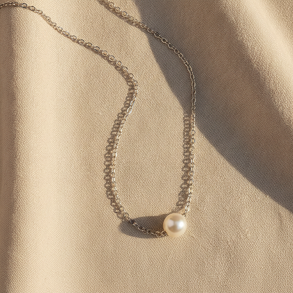 Lourdes Silver Necklace