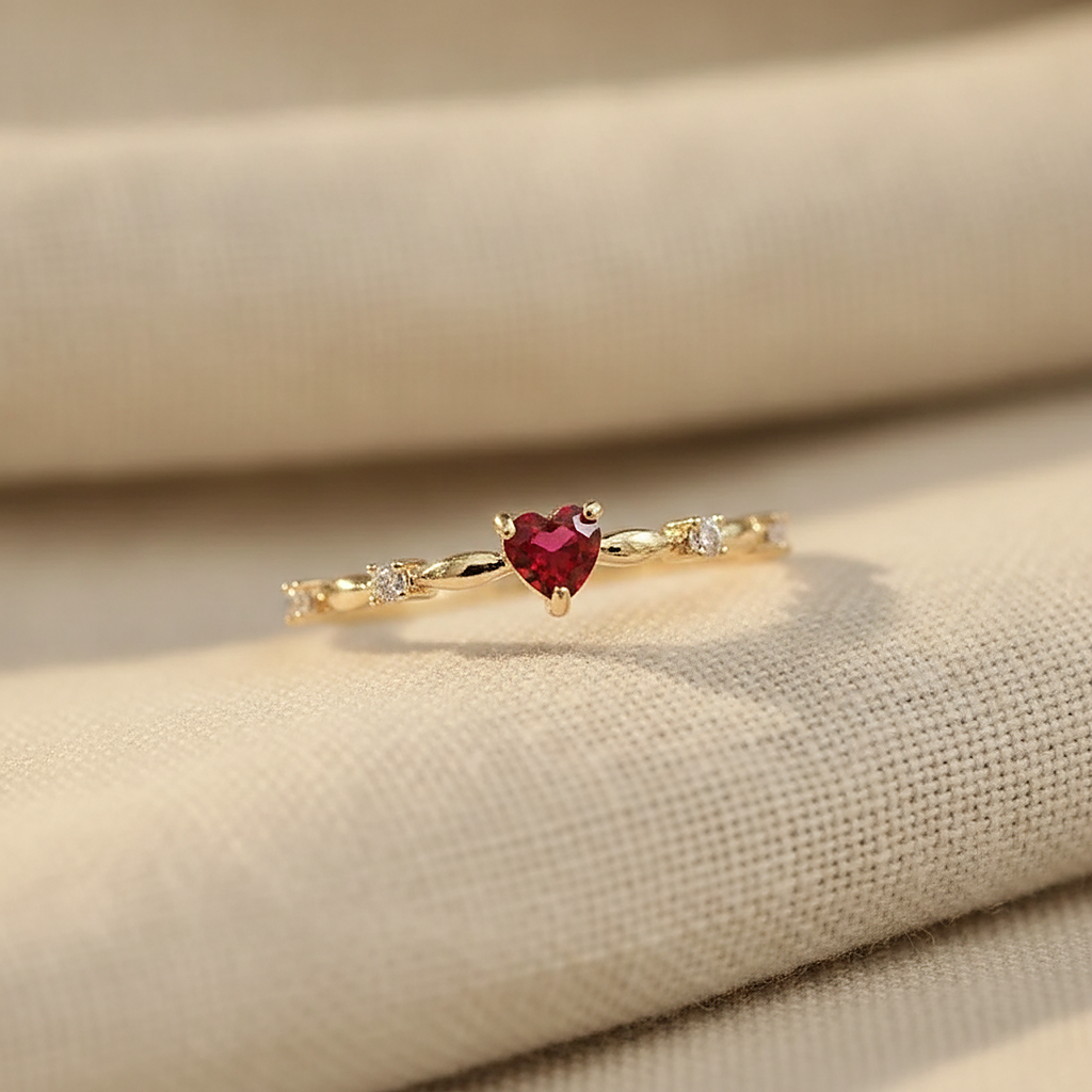 Anello Sabine con rubino