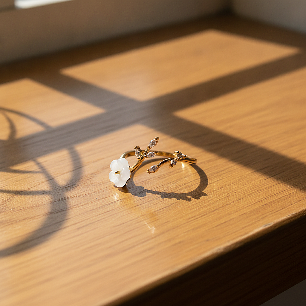 Bloom ring styled