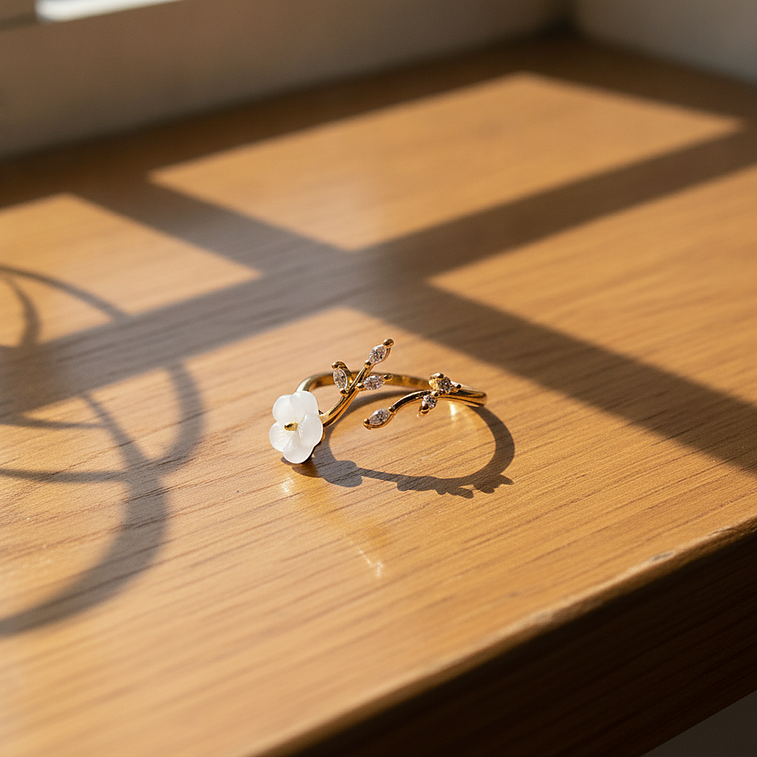 Bloom ring styled