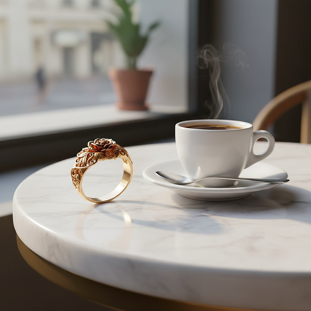 Bague Romy dorée