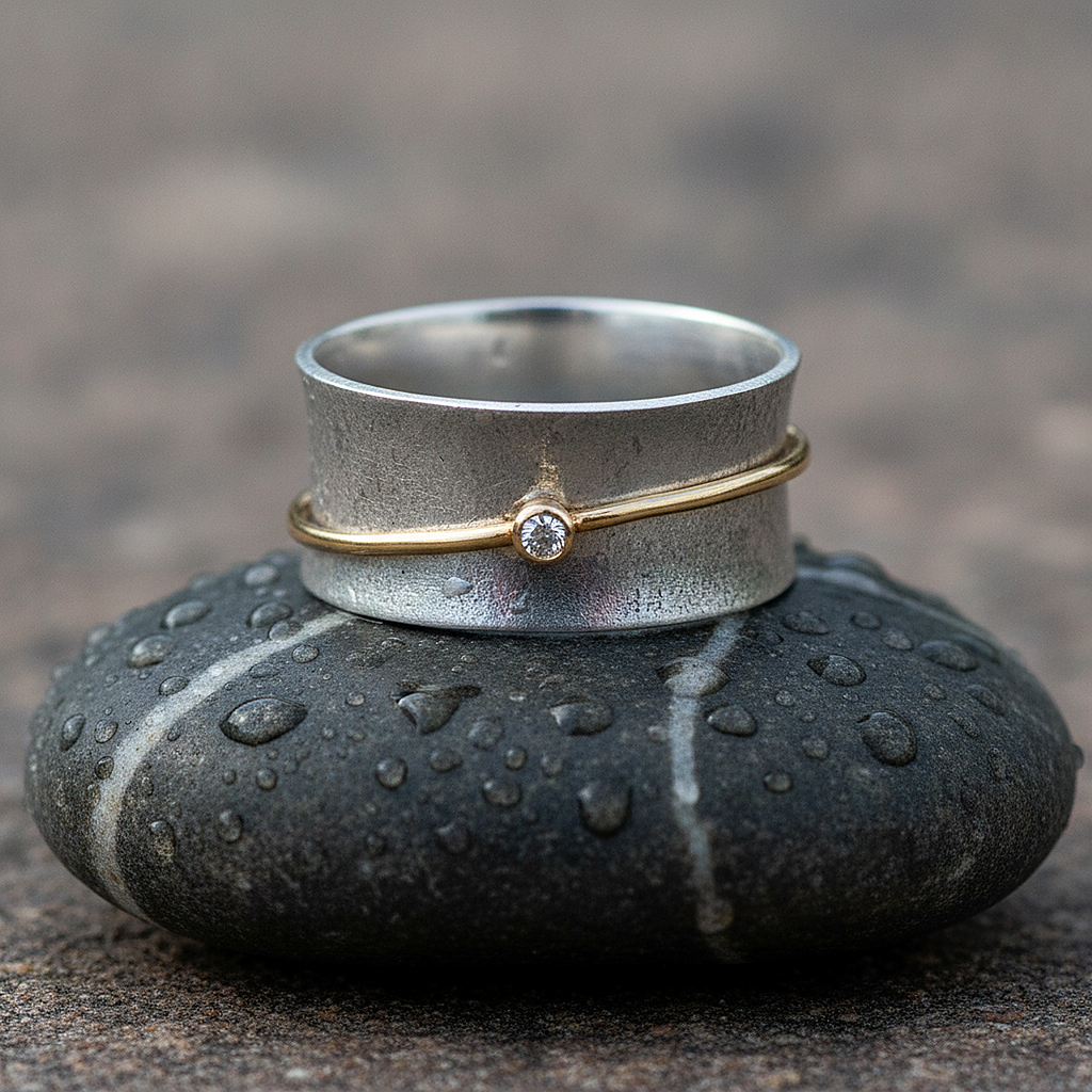 Anello Sidonie con zirconi