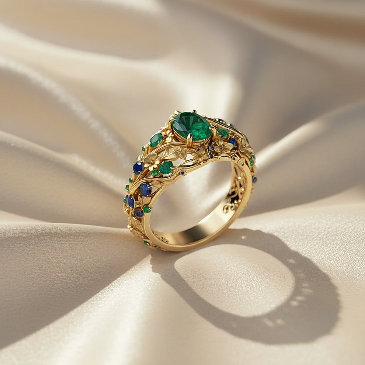 Bague Suri en émeraude