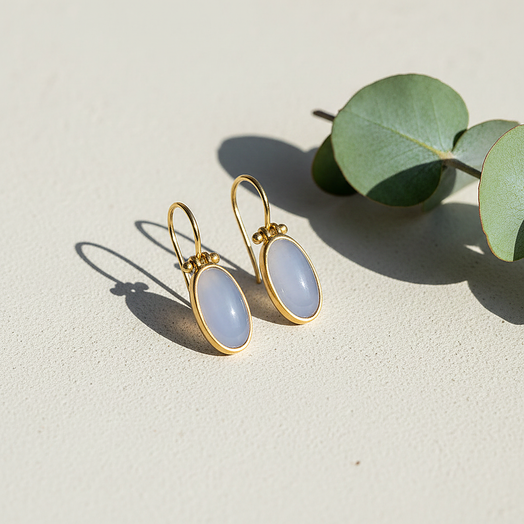 Pendientes Quilla de piedra lunar