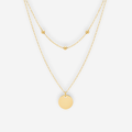 Layla Layered Disc Necklace