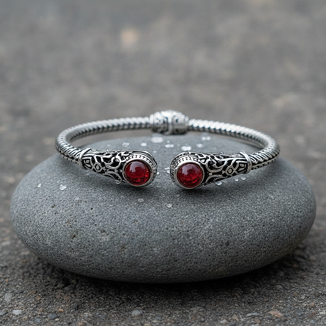 Honorine Garnet Bracelet