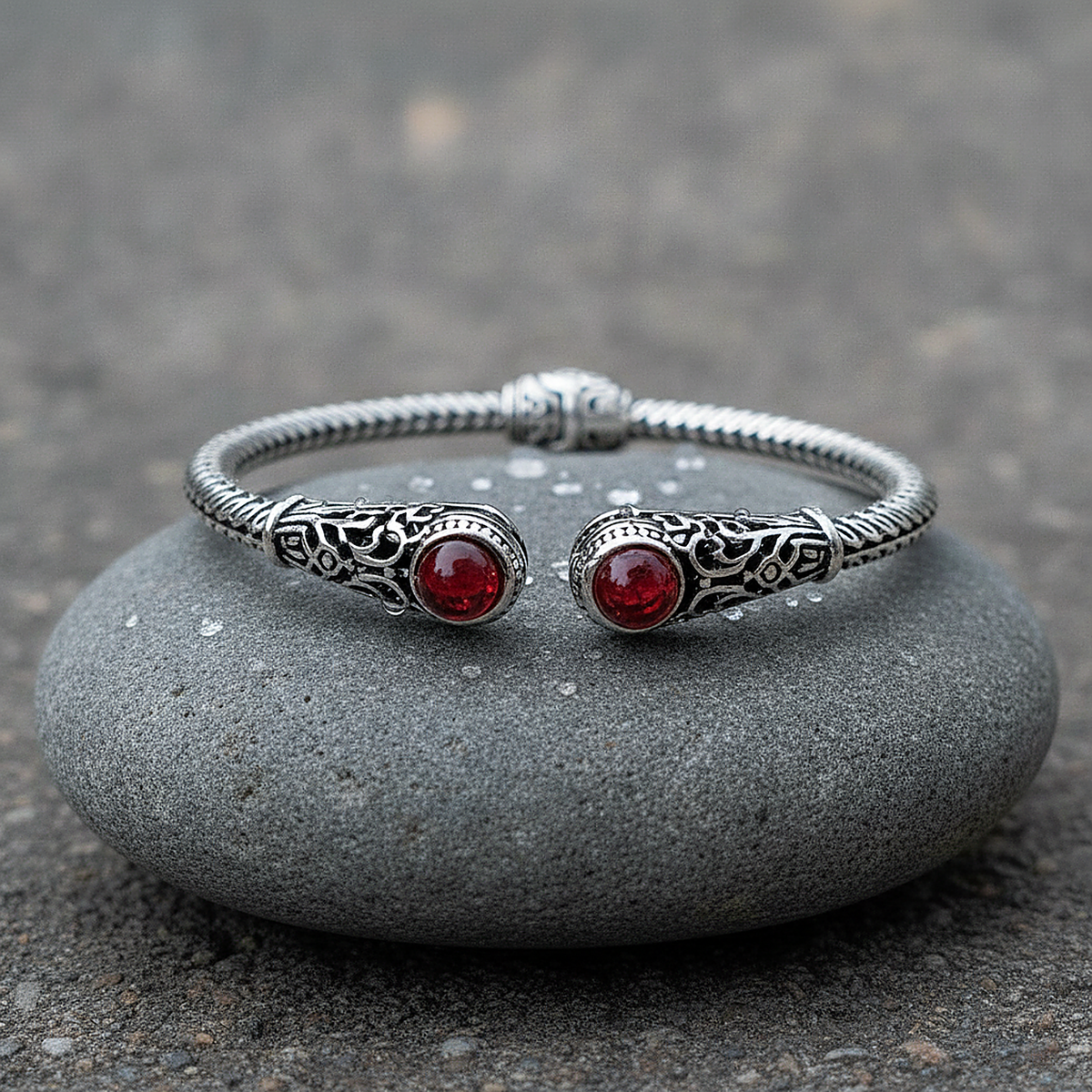 Honorine Garnet Bracelet