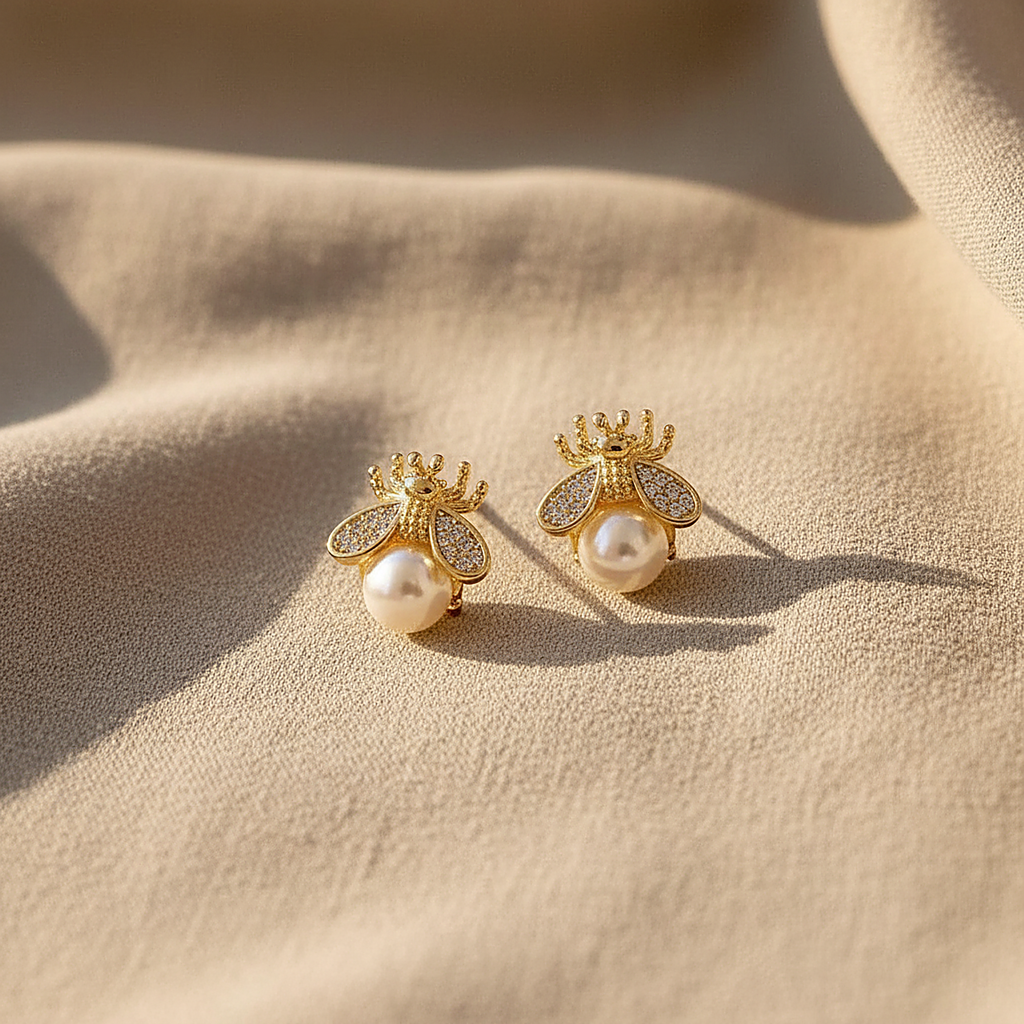 Pendientes de perlas Sylvie